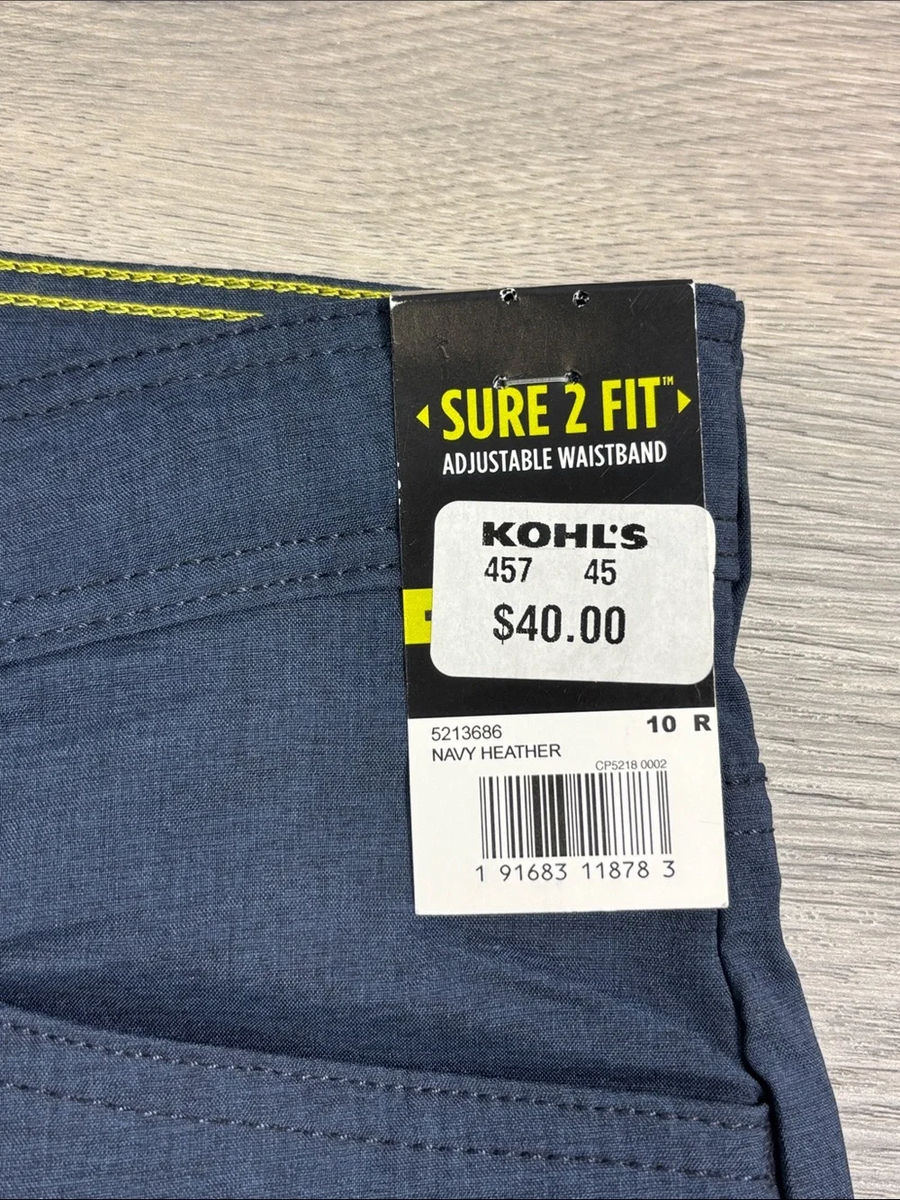Lee Boy Proof Sure 2 Fit Blue‎ Grafton Shorts - size 10R NWT